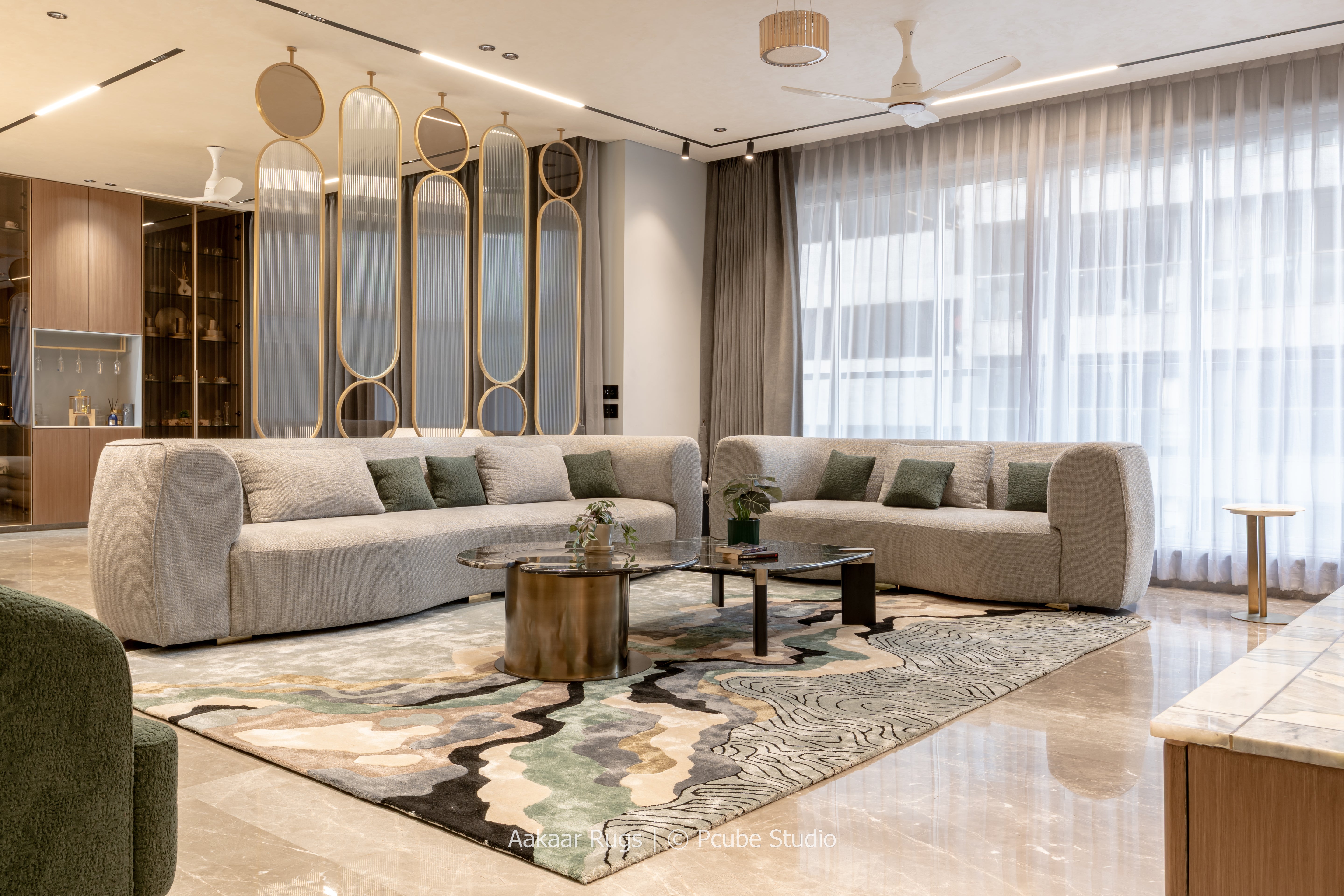 Contour Luxe – Abstract Landscape Rug