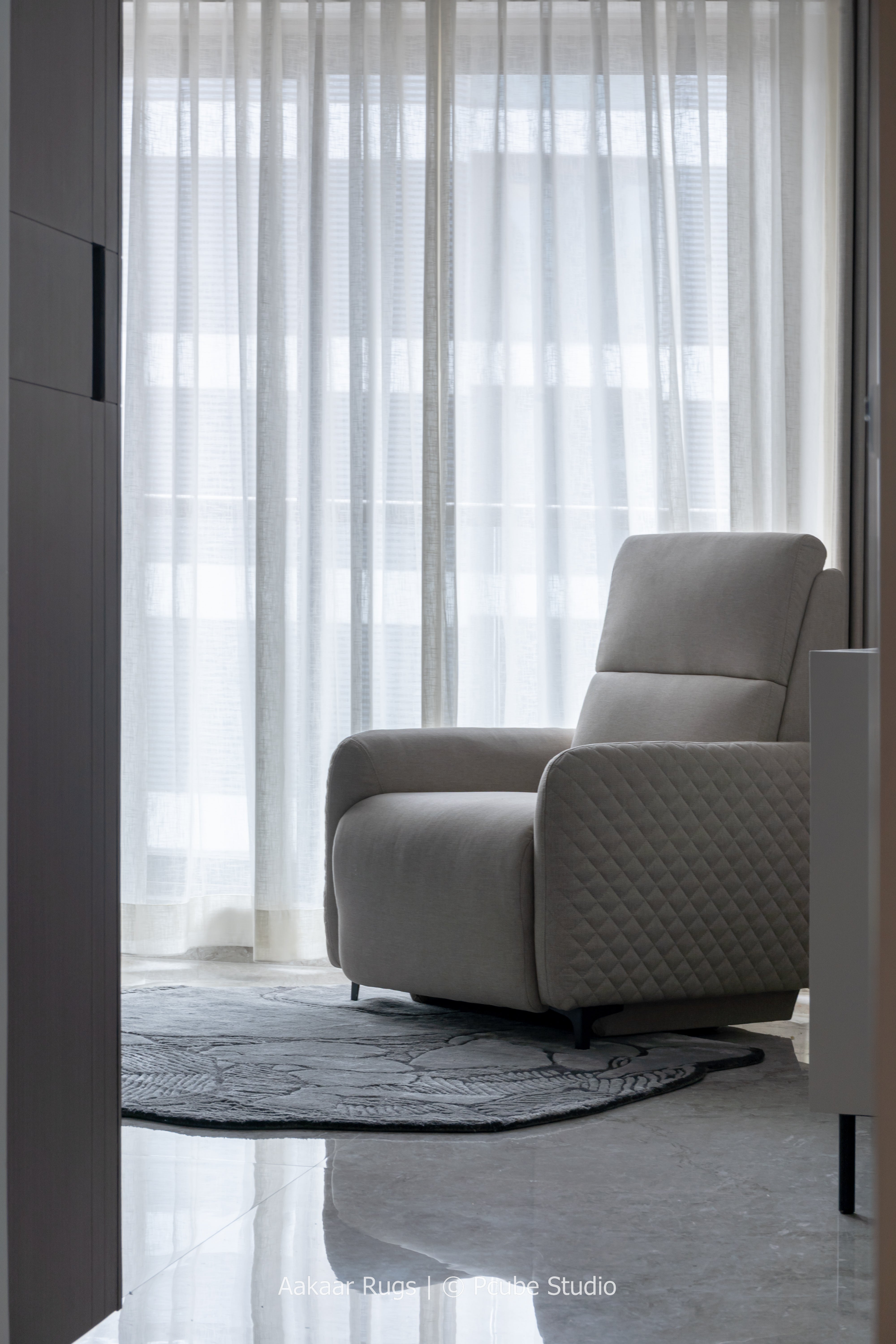 Stone Relief – Sculptural Textured Rug