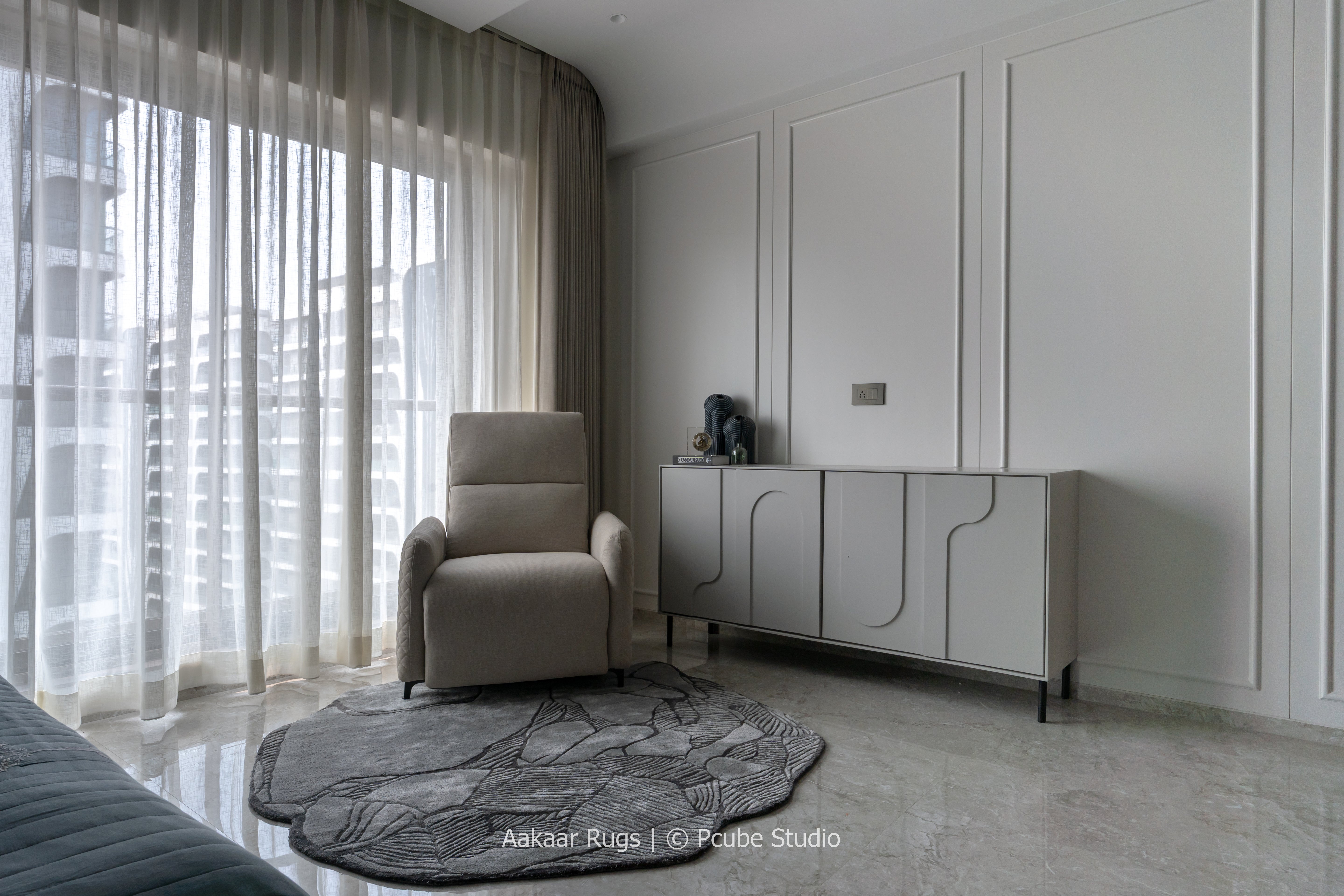 Stone Relief – Sculptural Textured Rug