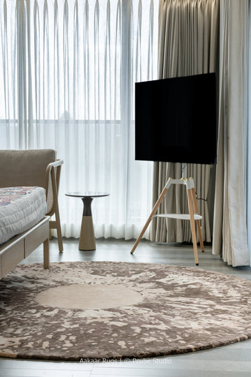 Earthwave™ Circular Rug – Cocoa & Sandstone Edit