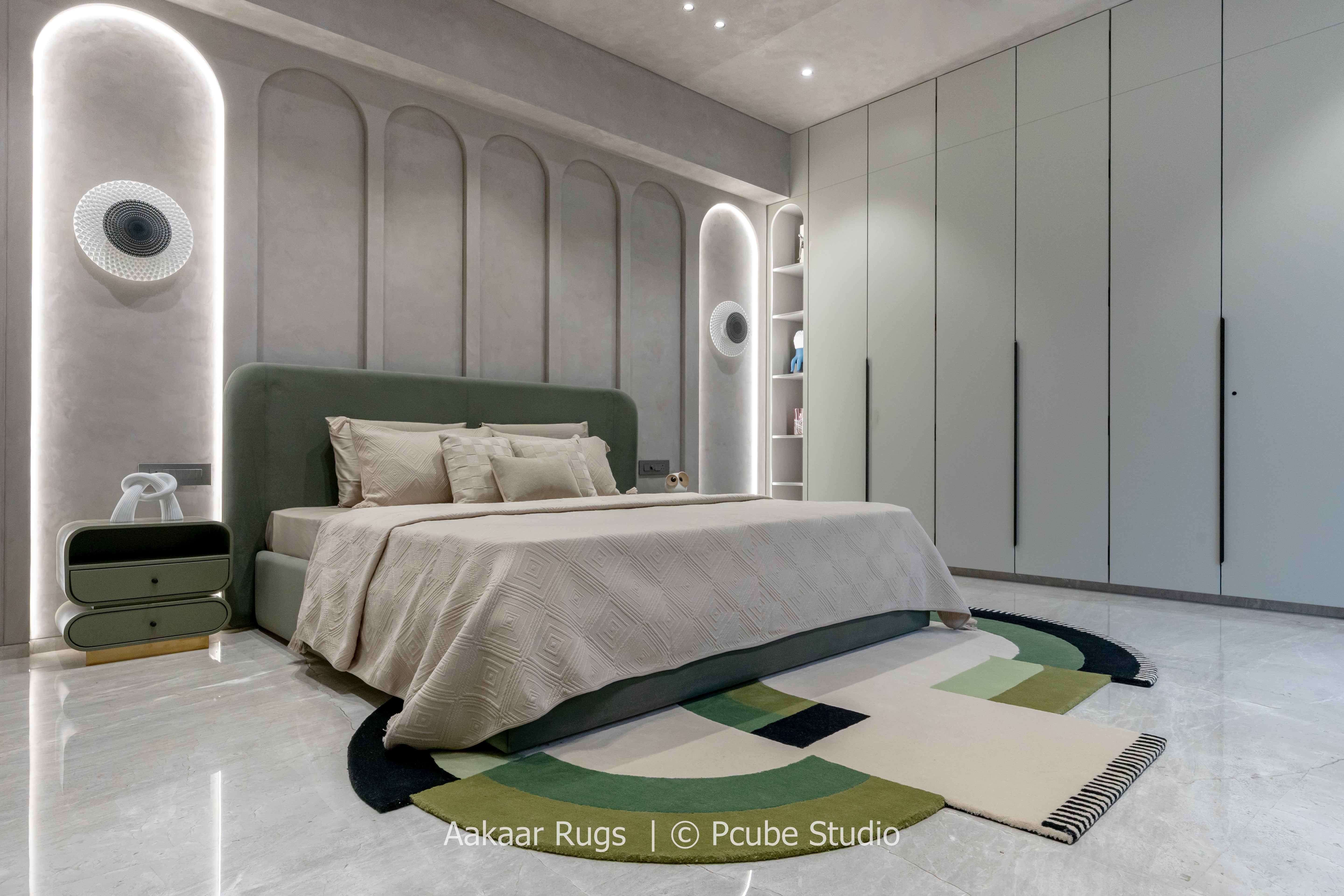 Arc Balance – Modern Geometric Rug