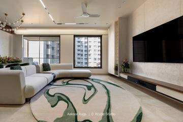 Verdant Flow – Luxury Hand-Tufted Rug