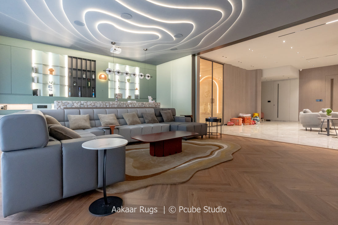 Solar Strata – Layered Sculptural Rug