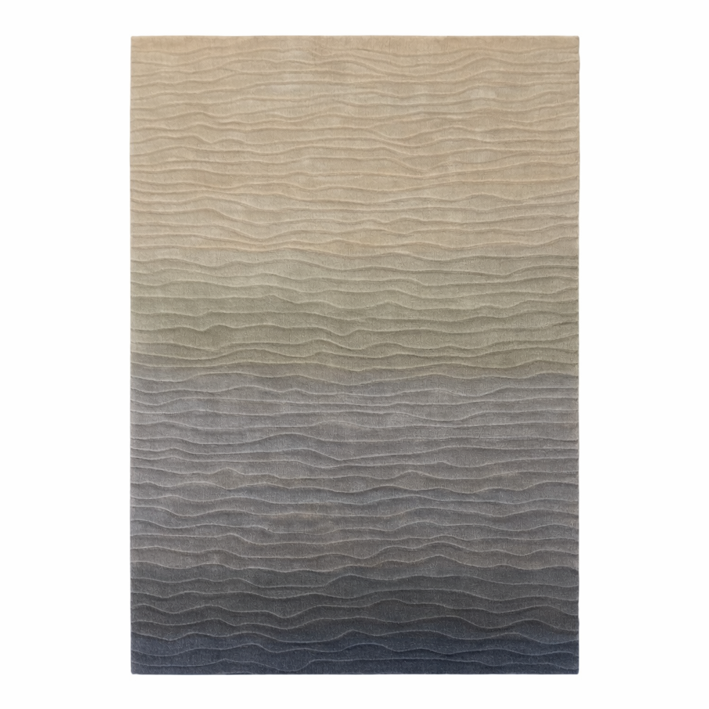 Ombra Tides – Handloom Gradient Wool Rug